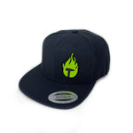 Eros Hat - Black/Neon Green