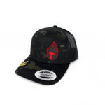Eros Hat 2 - Black Camo/Red